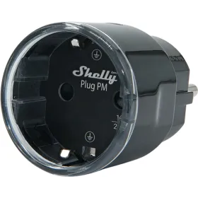 Shelly Plug PM Gen3 Matter 13A smart socket, black